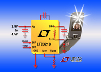 Induktivitätsloser Multi-Mode-LED-Treiber mit nur 6mm2 Grundfläche liefert 400mA