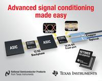 Texas Instruments advanced signal conditioners deliver industry's highest performance at lowest power