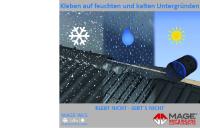 Ein Hybrid auf dem Dach. Der neue Allwetter-Kleber MAGE-WCS klebt auf feuchten, kalten und sommerlich erwärmten Untergründen