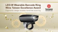 Advantech's LEO-W Wearable Barcode Scanner Ring Wins 2020 Taiwan Excellence Award