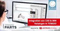 TENADO baut Integration von CAD & BIM Katalogen powered by CADENAS aus