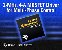 TI Introduces High-Speed, 4-A MOSFET Driver for Server and DC/DC Power Systems