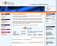 Portal for LED lighting solutions