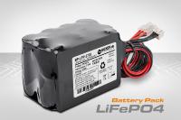 Safe LiFePO4 high-performance battery pack for demanding industrial and medical applications