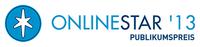 OnlineStar 2013 Publikumspreis: Die Wahl der beliebtesten deutschen Websites startet
