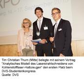 Strahlende Gewinner auf dem DVS CONGRESS und der DVS EXPO