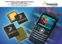 Premiere: Kleinstes HF-Subsystem der Welt von Freescale unterstützt 13 Mobilfunkbänder