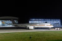 Zweiter Airbus A350 der Luftwaffe zur Kabinenausstattung in Hamburg