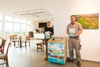 Info-Counter zum Bildungsprojekt "Zauberwelt Wasser" steht ab sofort im Hof Emschermündung