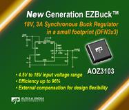 AOS stellt den EZBuckTM-Regler AOZ3103 der neuesten Generation im thermisch optimierten Gehäuse vor