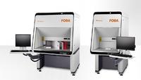 Automated 2 position rotary table workstation for more throughputs for laser marking