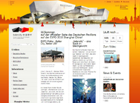 avenit realisiert Webpräsenz für den Deutschen Expo-Pavillon 2010