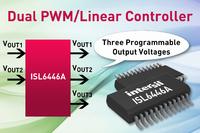 Intersil Dual PWM/Linear Controller ISL6446A bietet die industrieweit höchst effiziente und flexible Einchip-Lösung