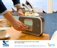 Atlantik Elektronik: CSR stellt Internet Radio Beispieldesign für unter $15 vor