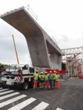 Goldhofer Schwerlastmodule helfen Brücken zu bauen