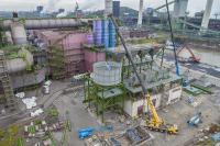 Dritte Tuchfilteranlage in Duisburg nimmt Form an