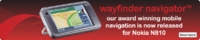 Wayfinder mit kostenloser Karten-Anwendung und mobiler Navigation auf dem neuen Nokia N810