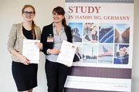 Kühne Logistics University (KLU) gratuliert den beiden glücklichen Gewinnern der World Vision Case Competition - ihnen winkt nun ein Stipendium