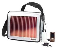 Die wohl elektrisierendste Tasche der Welt: trendiges Accessoire und mobile Solarsteckdose zugleich