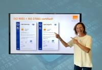 achelos certified according to ISO 9001 and ISO 27001
