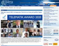 Die allererste Online-Vergabe des renommierten Telematik Awards war ein voller Erfolg!