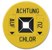 Sichere Kennzeichnung von Schächten, Kanälen und Leitungen