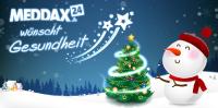 meddax24.de verpackt medizintechnisches Portfolio, Weihnachtsangebote und Weihnachtsgrüße in kleine Weihnachtsgeschichte