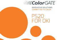 ColorGATE bietet leistungsstarke Softwarepakete für verschiedene Druckanwendungen auf OKI-Druckern der Serien Pro9000 / Pro1040 / Pro1050