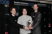 Gamecity Hamburg macht erneut Schlagzeilen: Hamburger Entwicklerstudio .theprodukkt beim deutschen Entwicklerpreis 2006 zweifach ausgezeichnet