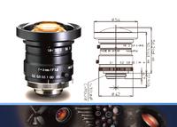 Großes Blickfeld - 1" Megapixel 6mm Optik für Bildverarbeitung und Machine Vision