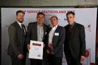 Auszeichnung für hervorragenden Service