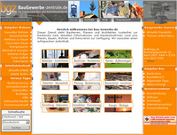 Gut gebaut: Bau-Gewerbe.de, das Service-Portal für Bauherren, Planer und Architekten