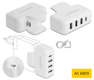 Mehr Power im Büro und Home Office: Neue Delock-Adapter erweitern MacBook-Netzteile um mehrere Anschlüsse