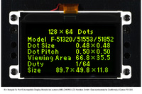autronic-MELCHERS bietet kontrastreiche Grafik-LCD-Module von Optrex