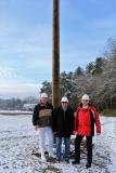 Neuer Lichtmast für den TSV Brand