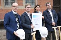 Spatenstich für den "Zollhof Tech Incubator" - Schaeffler unterstützt Gründerzentrum