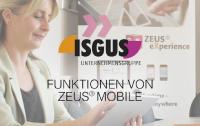 Funktionen der ISGUS App - mobile Zeiterfassung