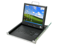 FOKUS TFT-Konsole RM 17 mit KVM und optionalem IP-Zugang