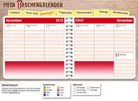 Taschenkalender zum Jahresanfang sehr gefragt