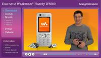 bplusd interactive produziert Online-Spot für das neue Sony Ericsson W890i Walkman® Handy