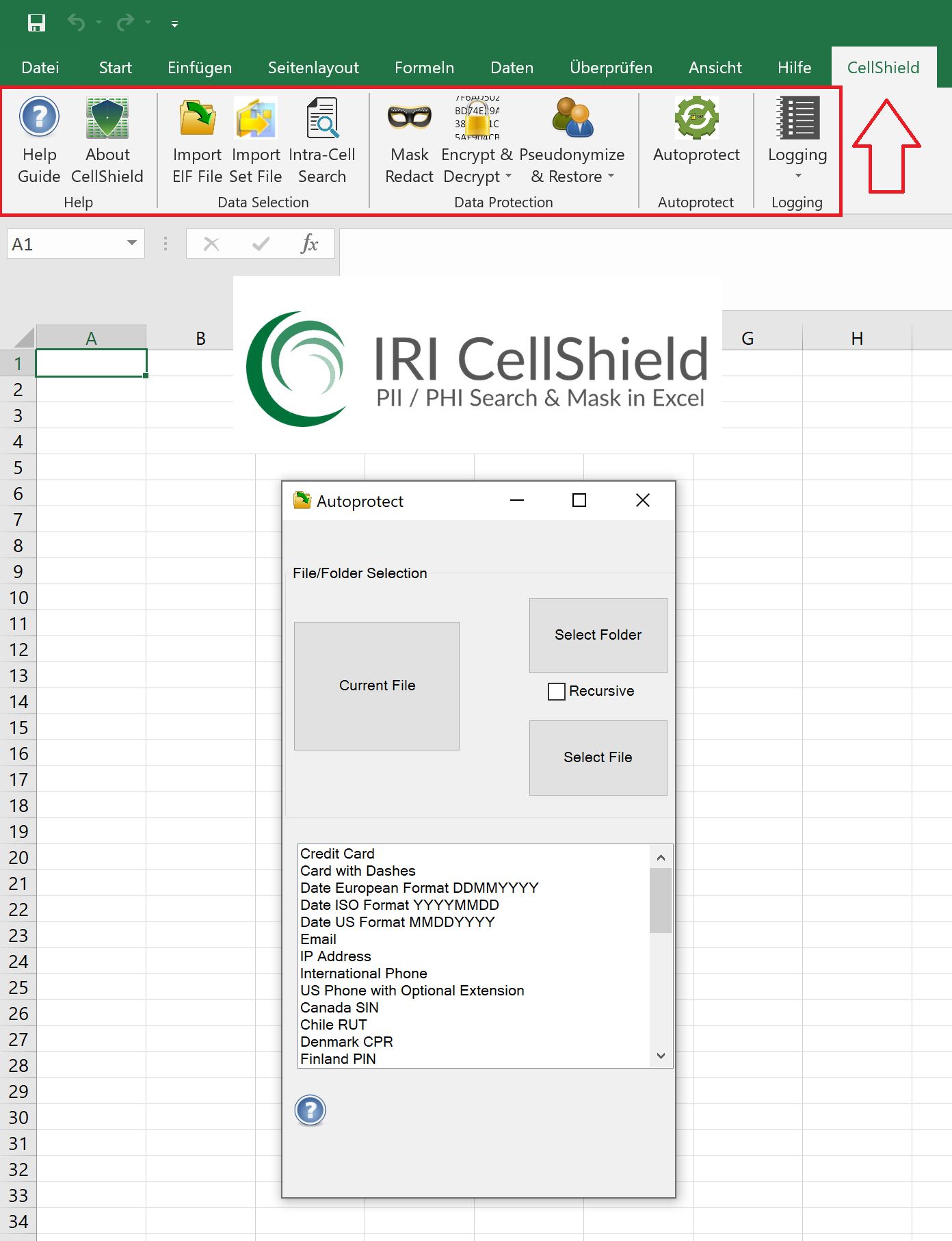 PII + PHI in Excel Sensible Daten in jeder XLS/XDatei im Netzwerk