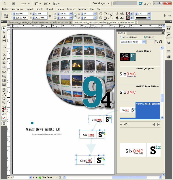 Ready to Print ohne Medienbruch: SixOMC_InDesign-Plugin 3.0, Six Offene ...