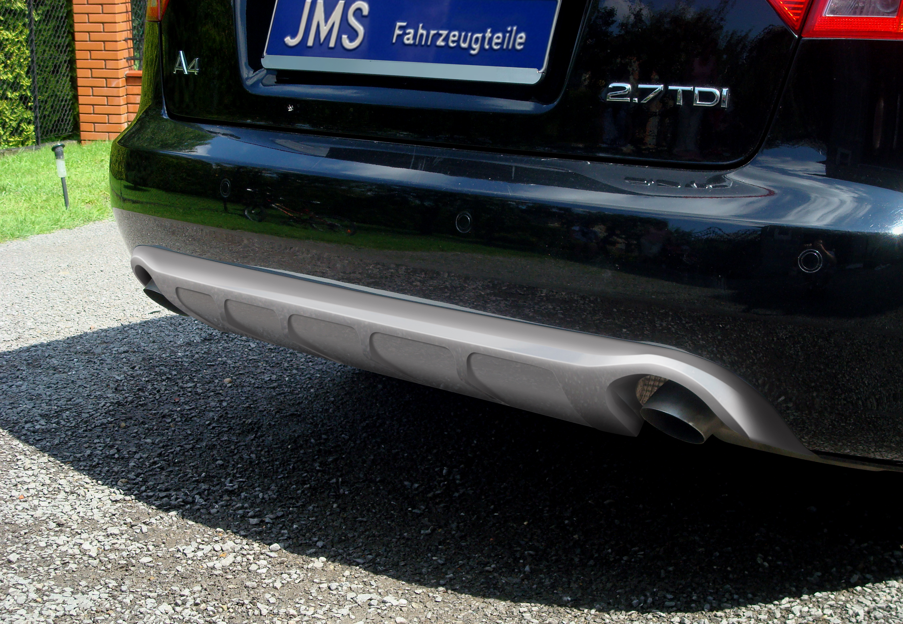 Audi Tuning & styling with Rear apron A4 B7 from jms racelook