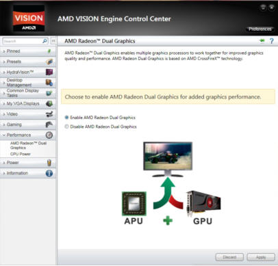 Amd vision engine clearance control center windows 10