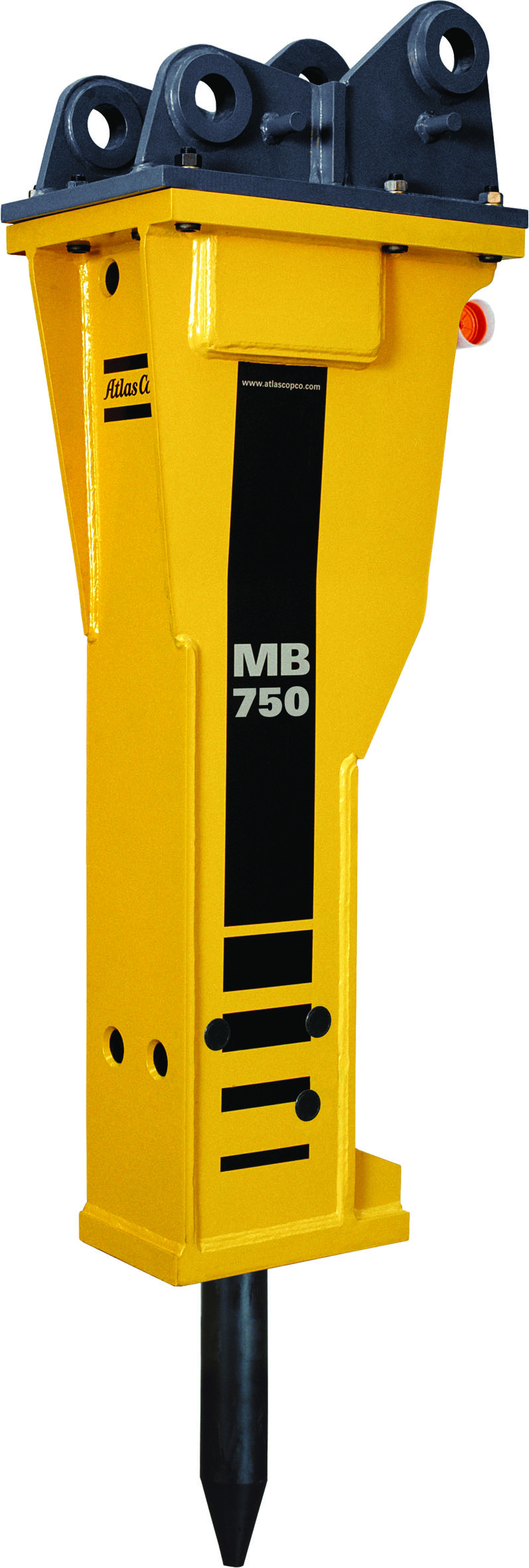 Der neue Atlas Copco Hydraulikhammer MB 750 geringere Betriebskosten