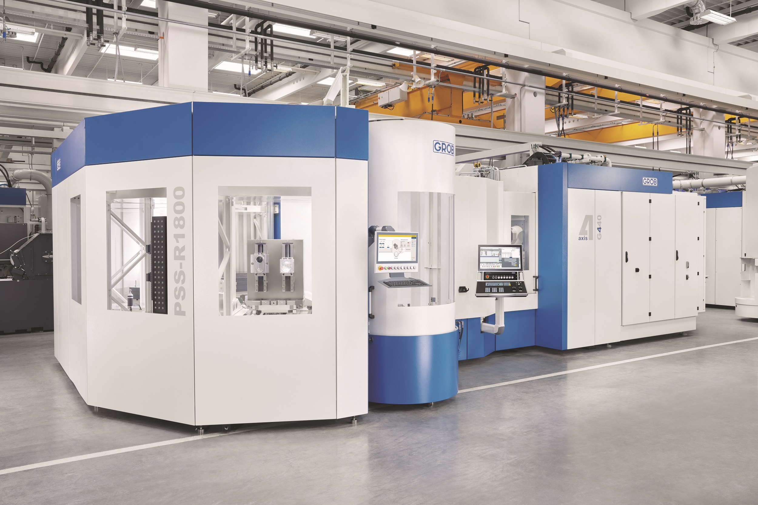 GROB automates manufacturing of CNC machines for the automotive