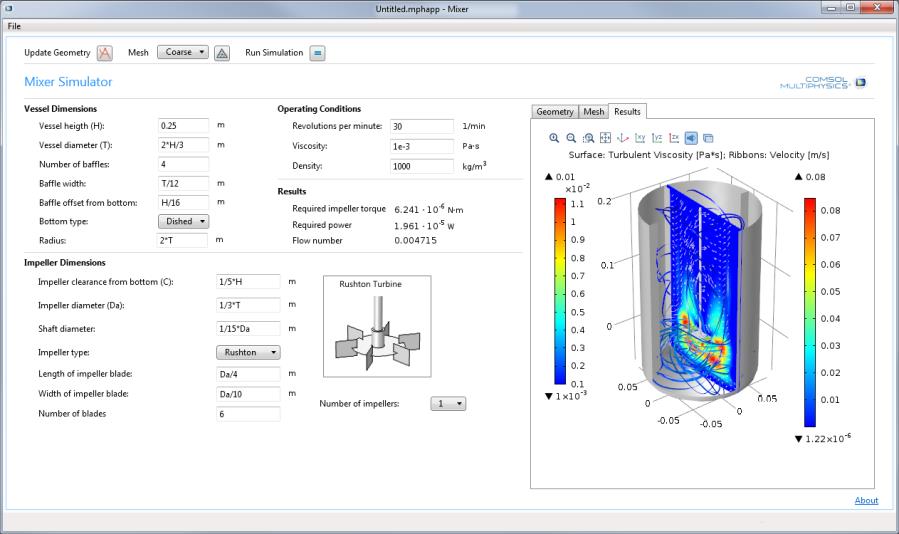 COMSOL Multiphysics® 5.0 wyposażony w Application Builder ...