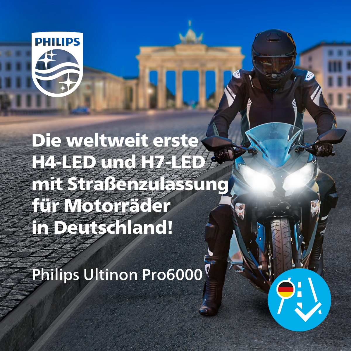 Philips Ultinon Pro6000 LED - Jetzt auch als H7-LED für Motorräder ...
