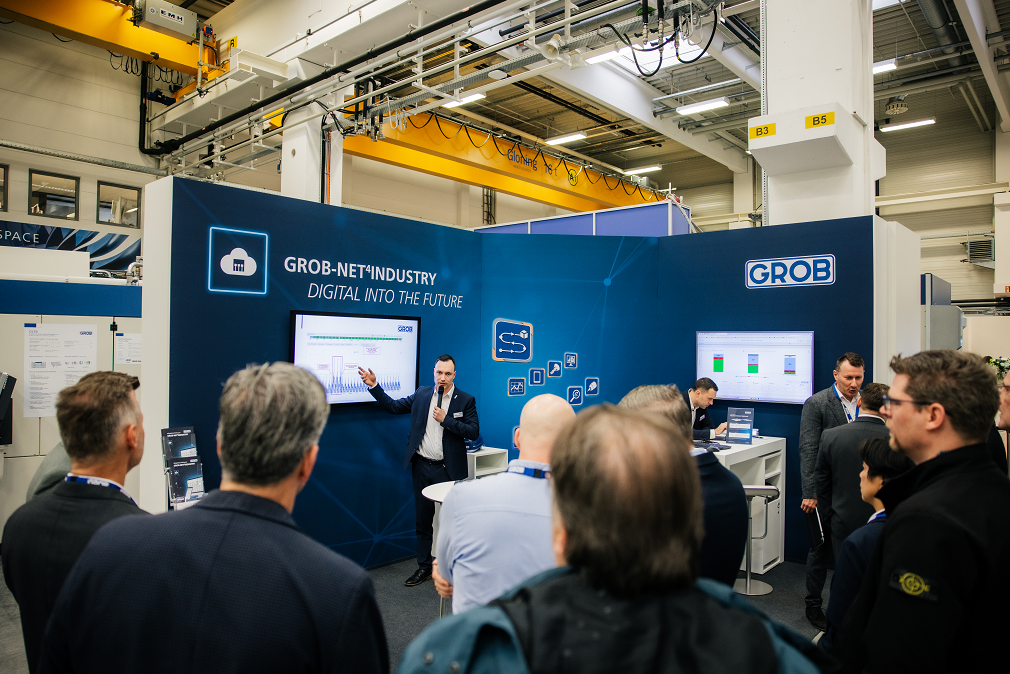  GROB-Hausmesse 2025: Innovation und Technologie, die die Welt Illustration 