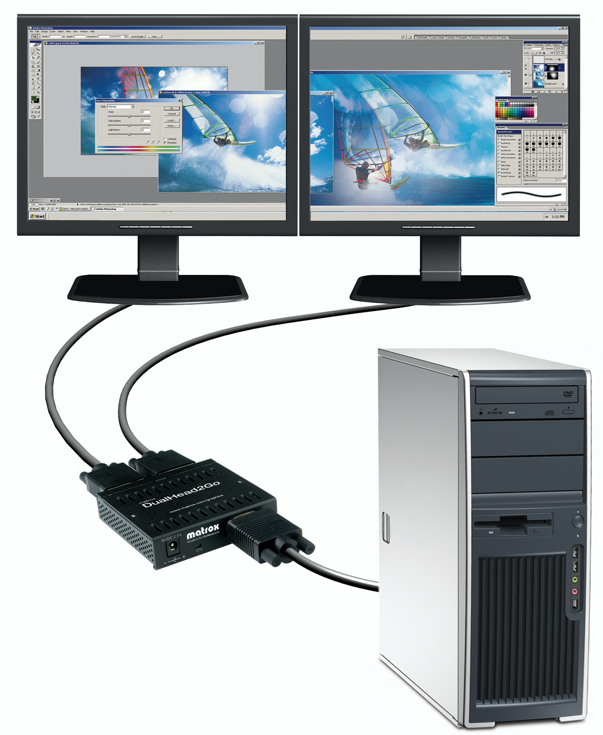 Monitor c. Подключить второй монитор VGA. Как подключить 2 монитора к компьютеру. DISPLAYPORT подключить 2 монитора. Как подключить 2 монитора к одному компьютеру.